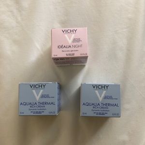 Vichy Aqualia Thermal / Idealia night Lot of 3